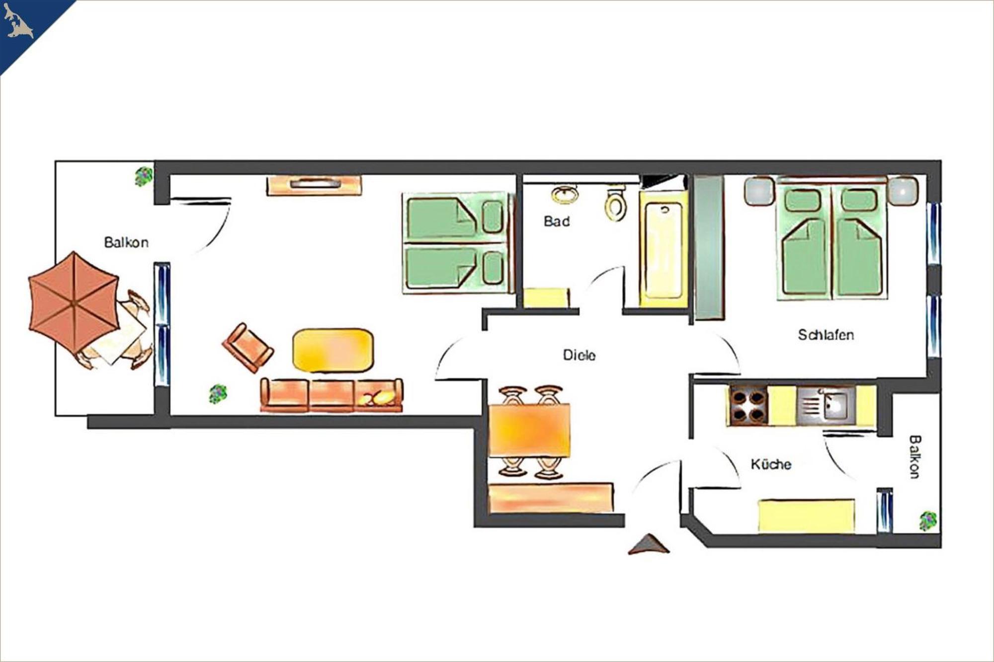 Apartment Seemoewe 제바트헤링스도르프 외부 사진